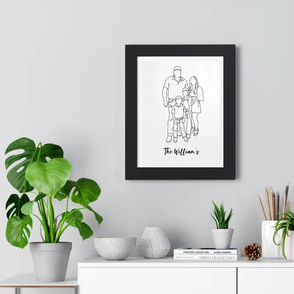 Line Image Hand drawn Portrait