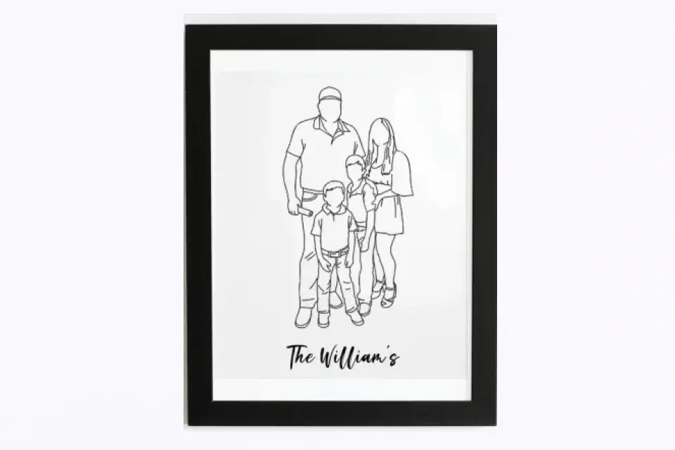 Line Image Hand drawn Portrait