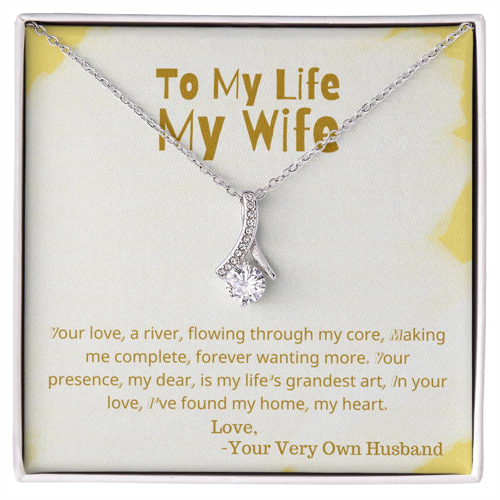 Alluring Beauty Necklace - To My Life My Wife