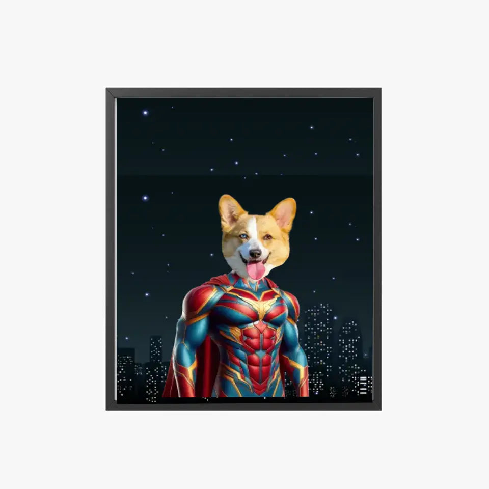 Super Pooch: Your Dog's Heroic Portrait