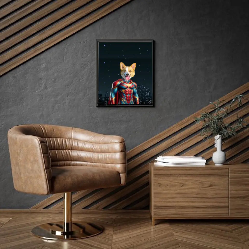 Super Pooch: Your Dog's Heroic Portrait