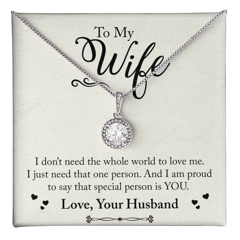 To My WIfe Eternal Hope Necklace