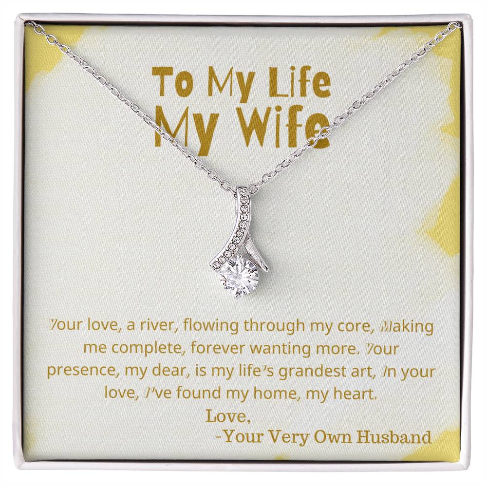 Alluring Beauty Necklace - To My Life My Wife