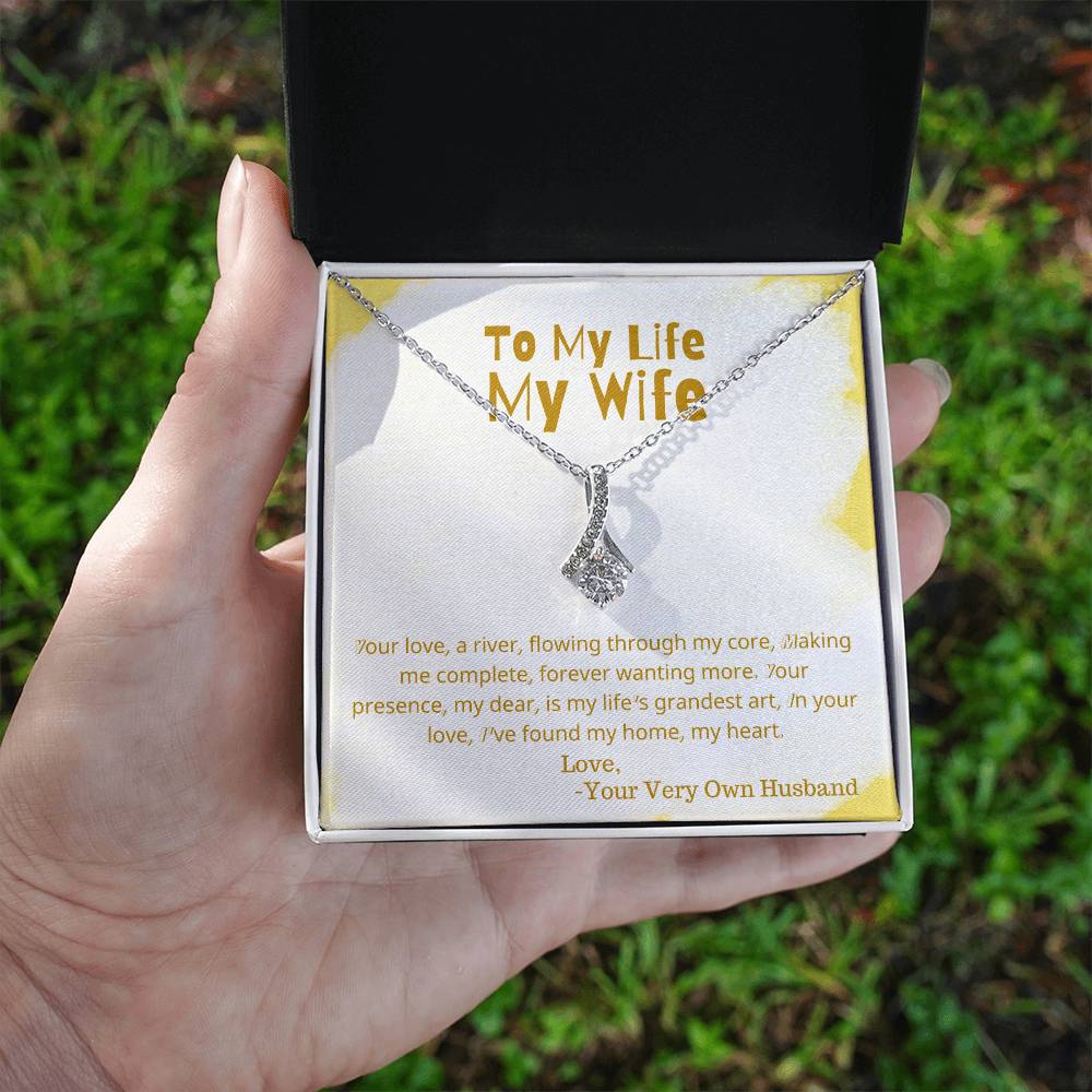 Alluring Beauty Necklace - To My Life My Wife