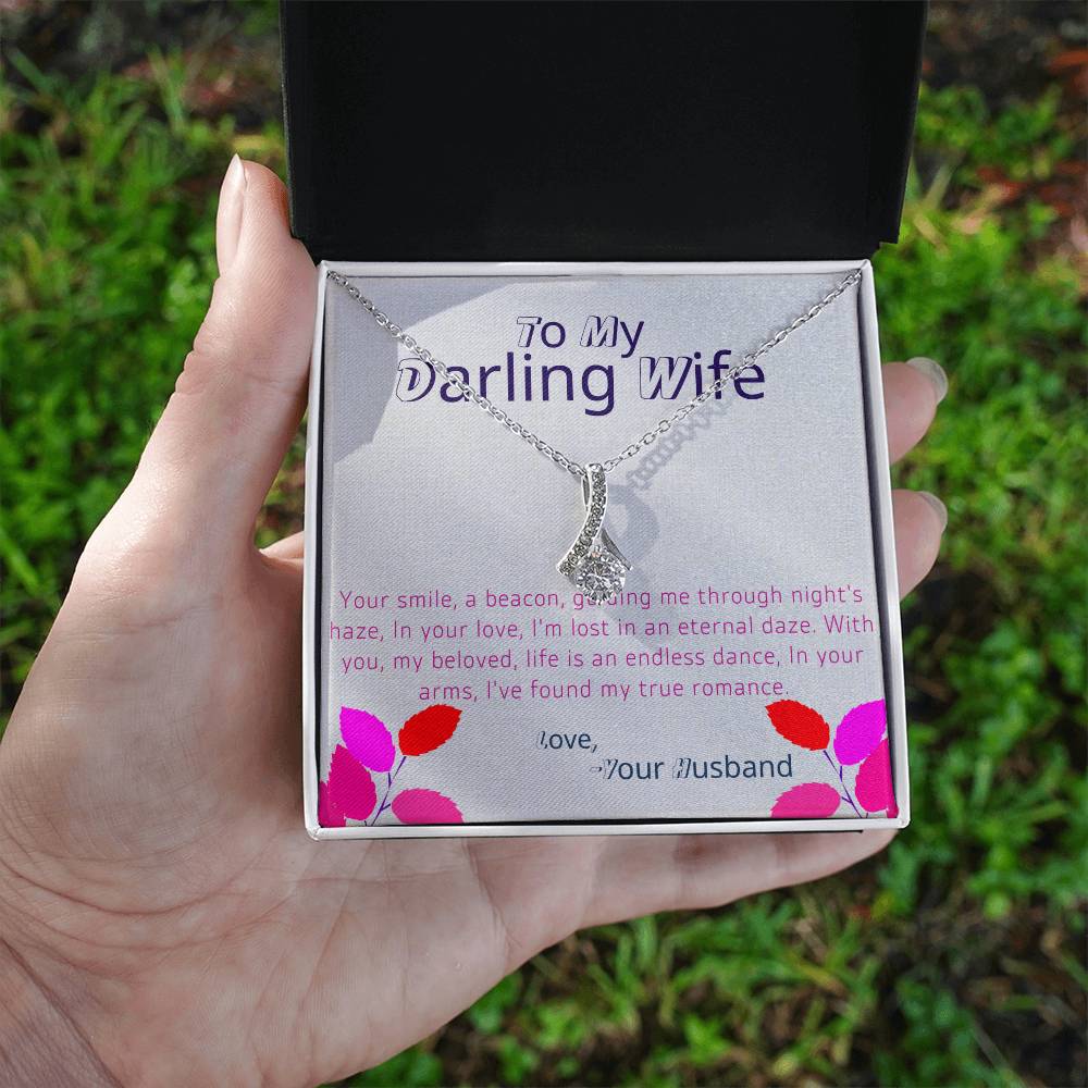 To My Darling Wife - Alluring Beauty Necklace